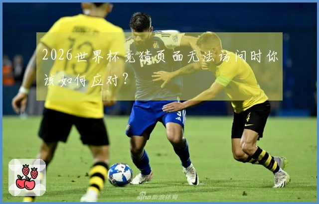 2026世界杯竞猜页面无法访问时你该如何应对？