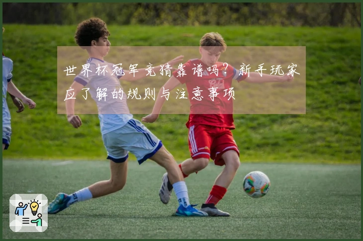 世界杯冠军竞猜靠谱吗？新手玩家应了解的规则与注意事项